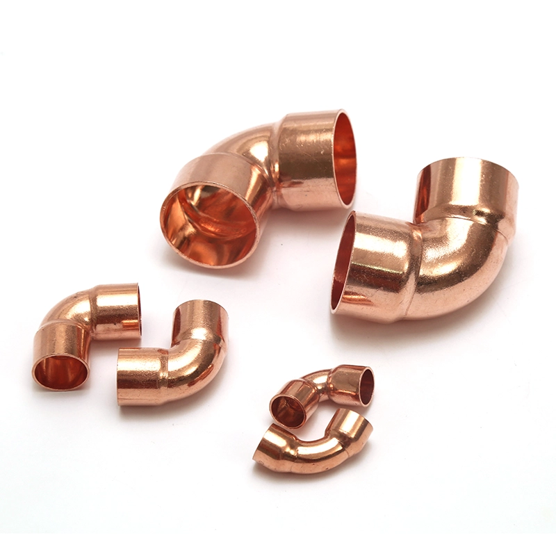 Mga Medical Degreased Copper Elbow Fitting